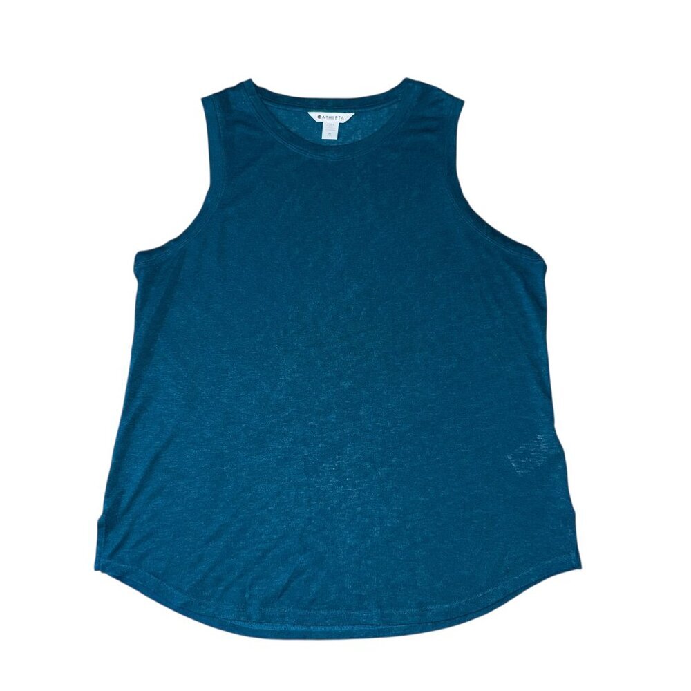 Athleta Breezy Tank Coastal Teal Womens Size XL - Picture 2 of 8